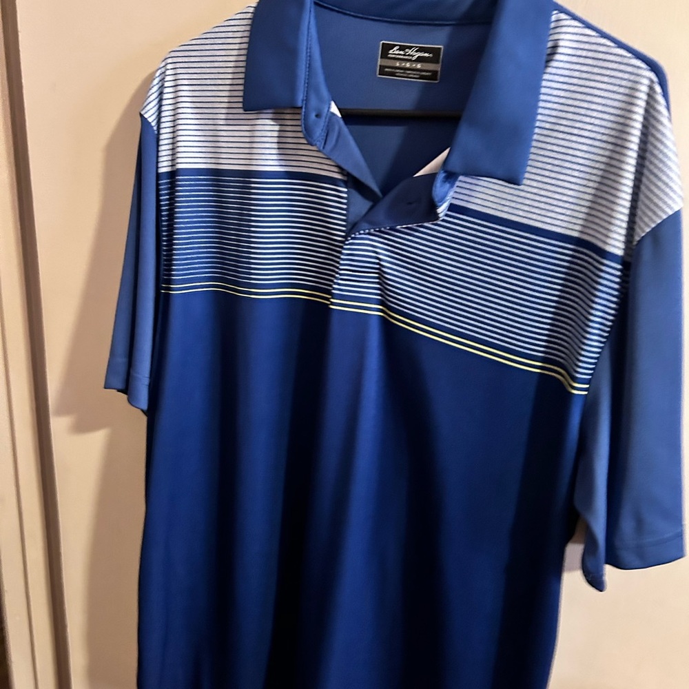 Van Heusen Men's Blue Polo Shirt